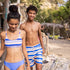 Snapperrock Boys Tropicana Swim Trunk ORANGE/BLUE