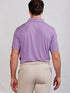 Tasc M Cloud Polo Brookline Stripe PARADISE HEATHER