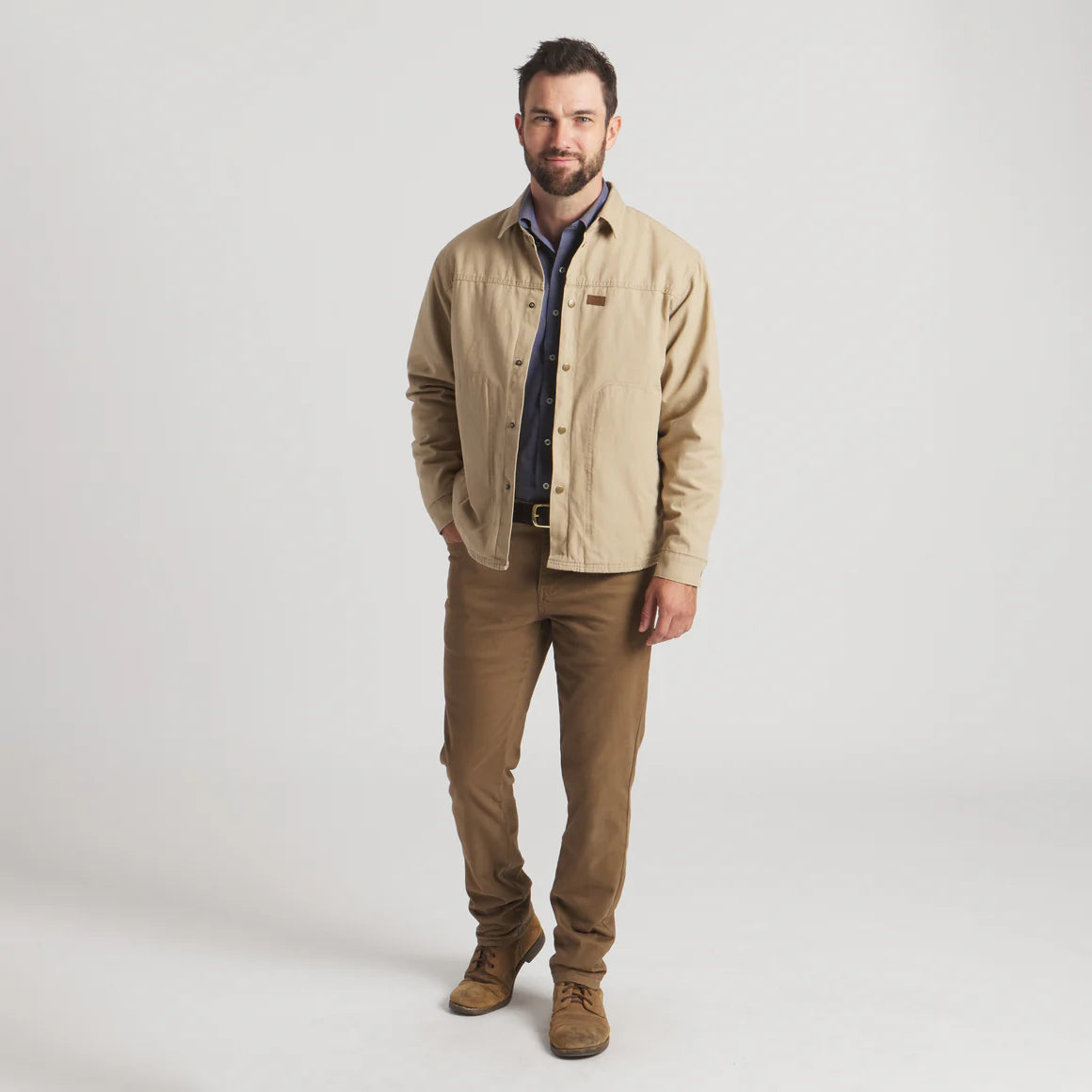 Southern Marsh M Bishop Rugged Canvas Jacket FIELD KHAKI