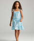 Feather 4 Arrow Girl's Daytrip Dress-Paradise Found OCEAN BLUE