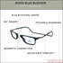 Clic Bodo Blue Light Blocker DARK MATTE BLUE
