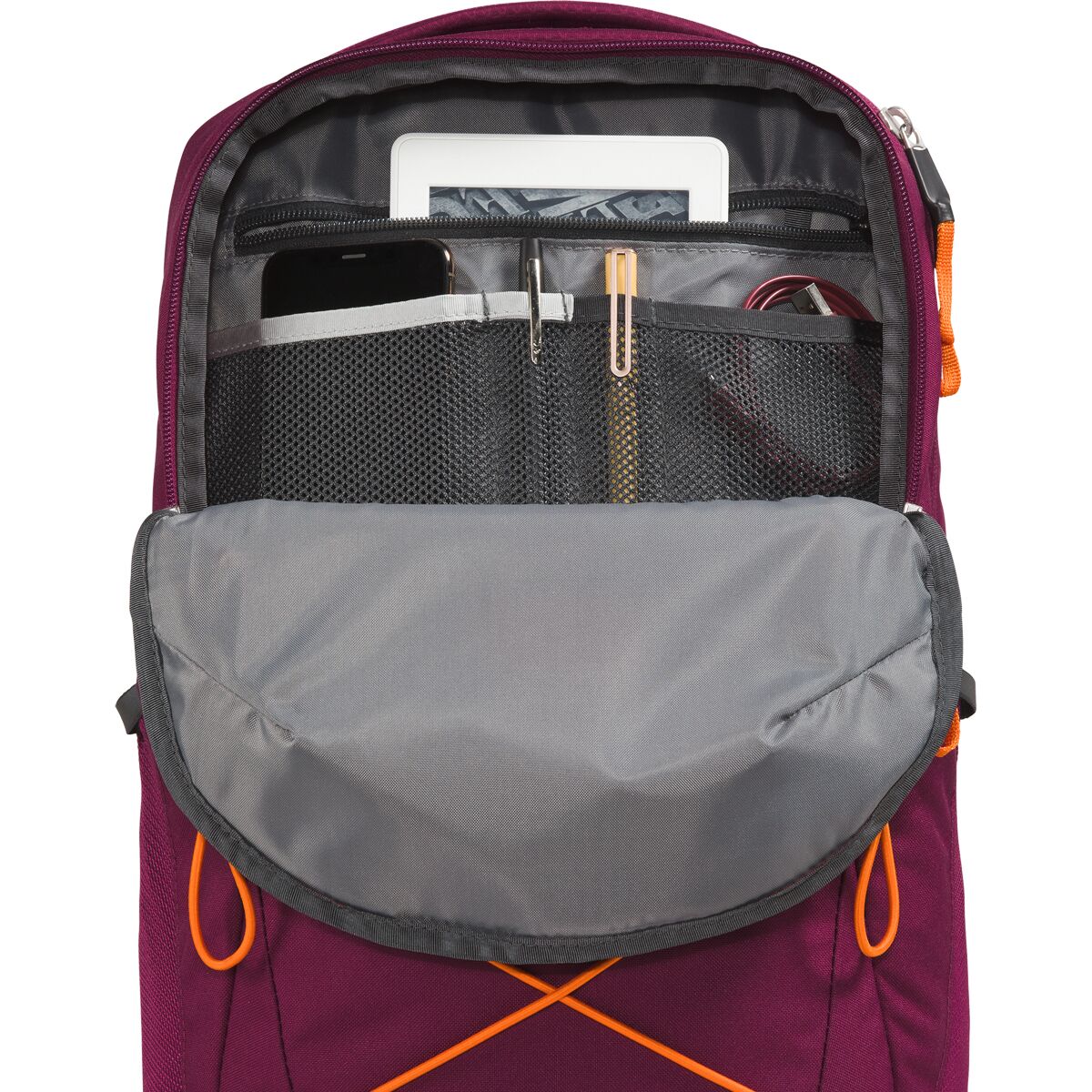 The North Face W Jester Backpack 27L BOYSENBERRY/ MANDARIN
