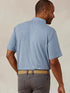 Tasc M Cloud Polo Brookline Stripe ANCHOR / WHITE