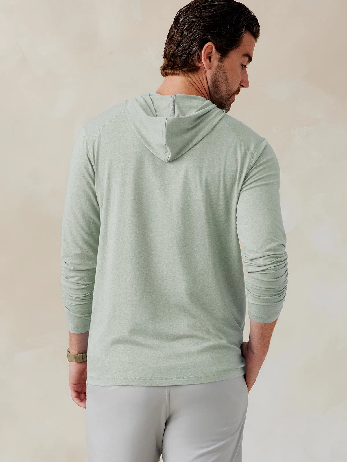 Tasc M Carrollton Hoodie AGAVE HEATHER