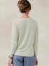 Tasc W All Day LS Stripe T-Shirt AGAVE HEATHER / SANCTUARY