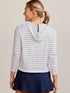 Tasc W Boardwalk Pocket Hoodie WHITE / CLASSIC NAVY
