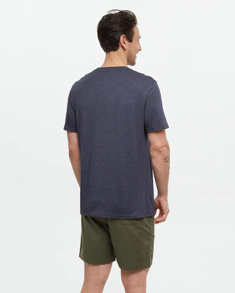 tentree M SS Sasquatch Fishing Tee MIDNIGHT BLUE