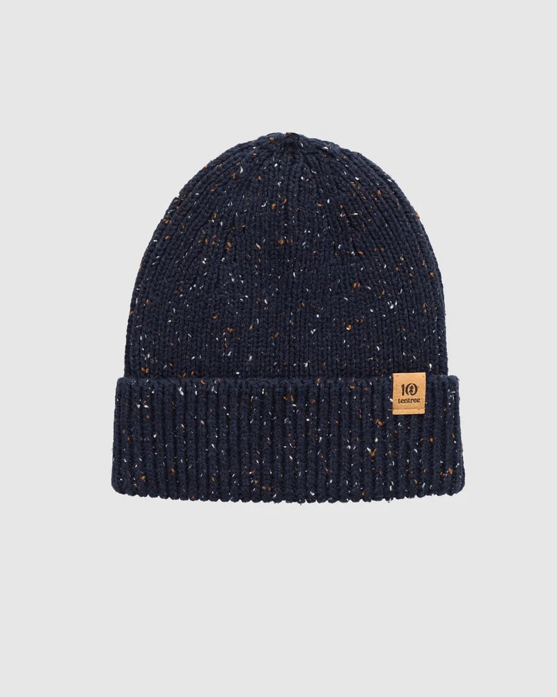 tentree Bristow Fleck Beanie MIDNIGHT BLUE FLECK