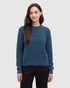 tentree W Morrell Fleck Sweater BLUE HORIZON FLECK