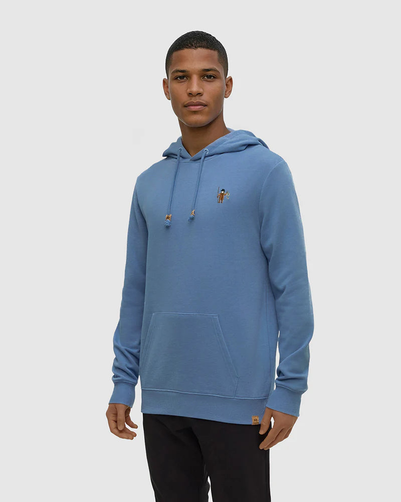 tentree M Sasquatch Hoodie LAKESIDE BLUE HEATHER / FISHING