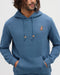 tentree M Sasquatch Hoodie BLUE HORIZON HEATHER / FOOTBALL