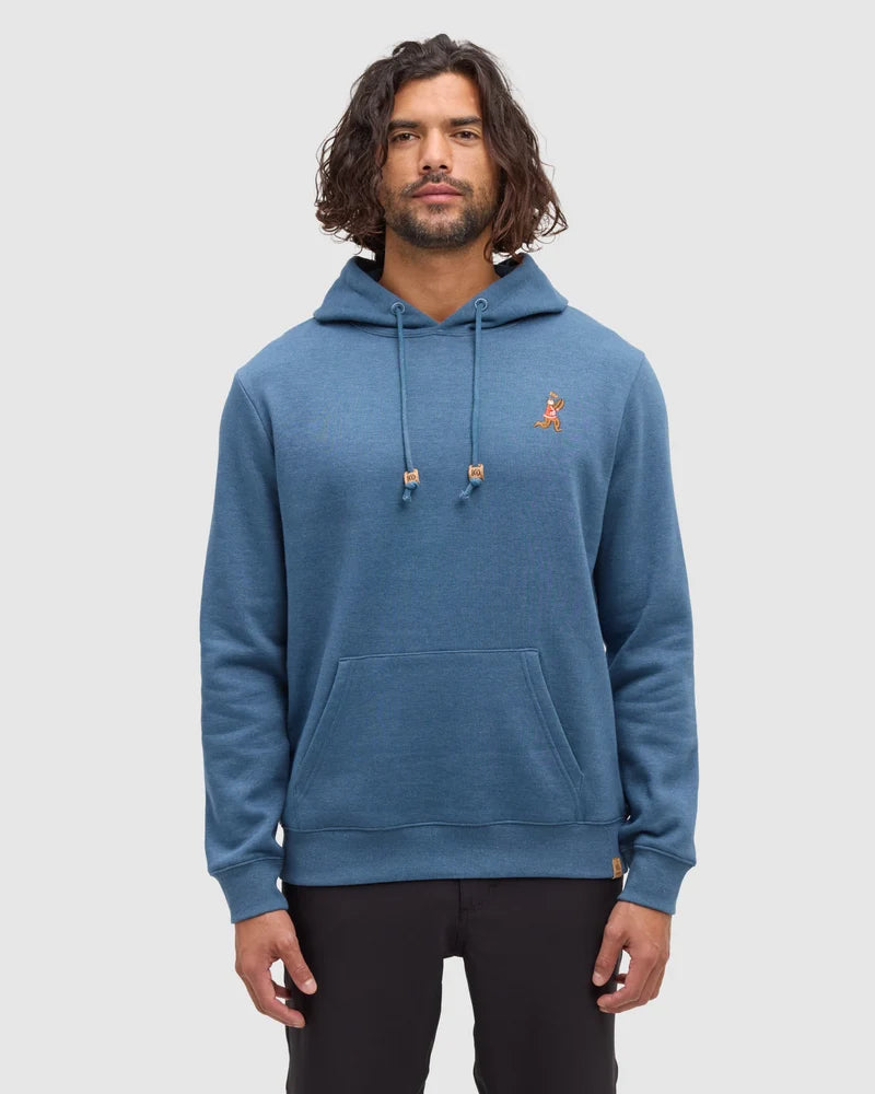tentree M Sasquatch Hoodie BLUE HORIZON HEATHER / FOOTBALL