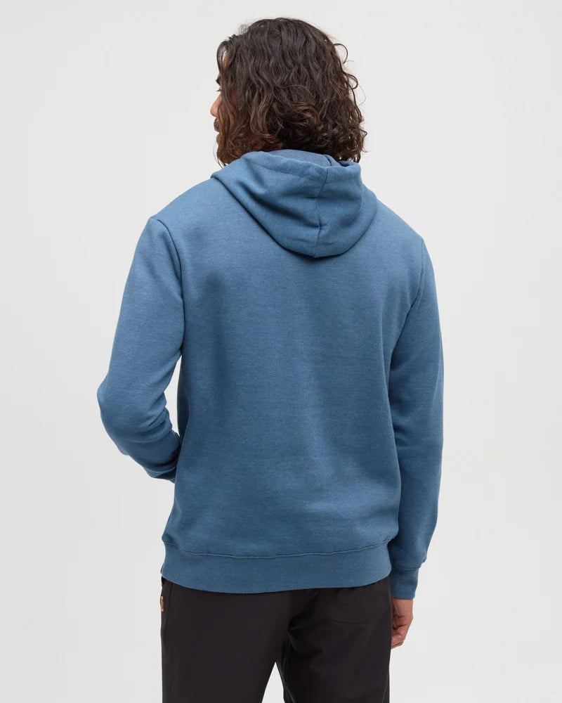 tentree M Sasquatch Hoodie BLUE HORIZON HEATHER / FOOTBALL