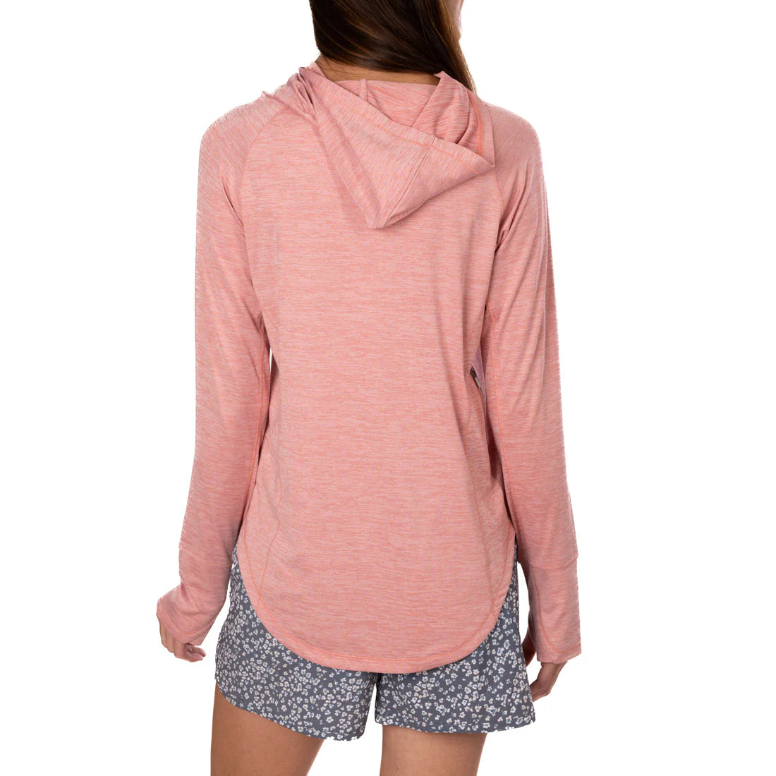 Fish Hippie W LS Boden Hoodie ROSE