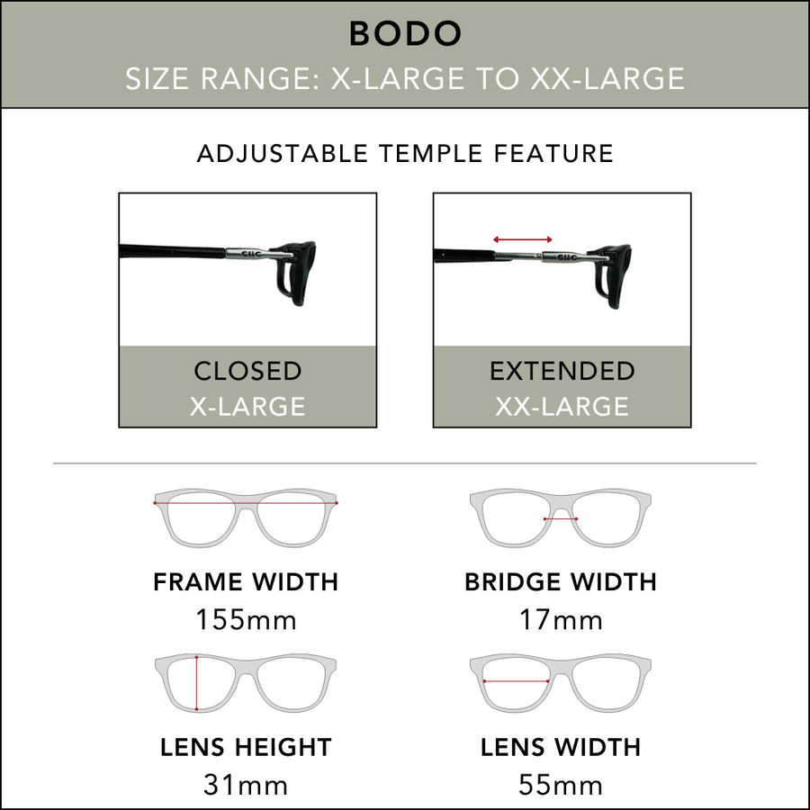 Clic Bodo Blue Light Blocker DARK MATTE BLUE