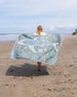 Sand Cloud Boho Mako Shark Beach Towel DEEP OCEAN - LG