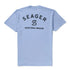 Seager M SS Branded Tee FADED DENIM