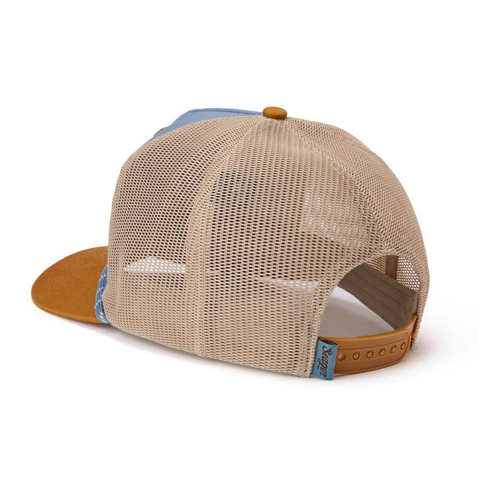 Seager Branded Trucker Snap BLUE/TAN