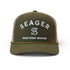 Seager Branded Trucker Snap GREEN