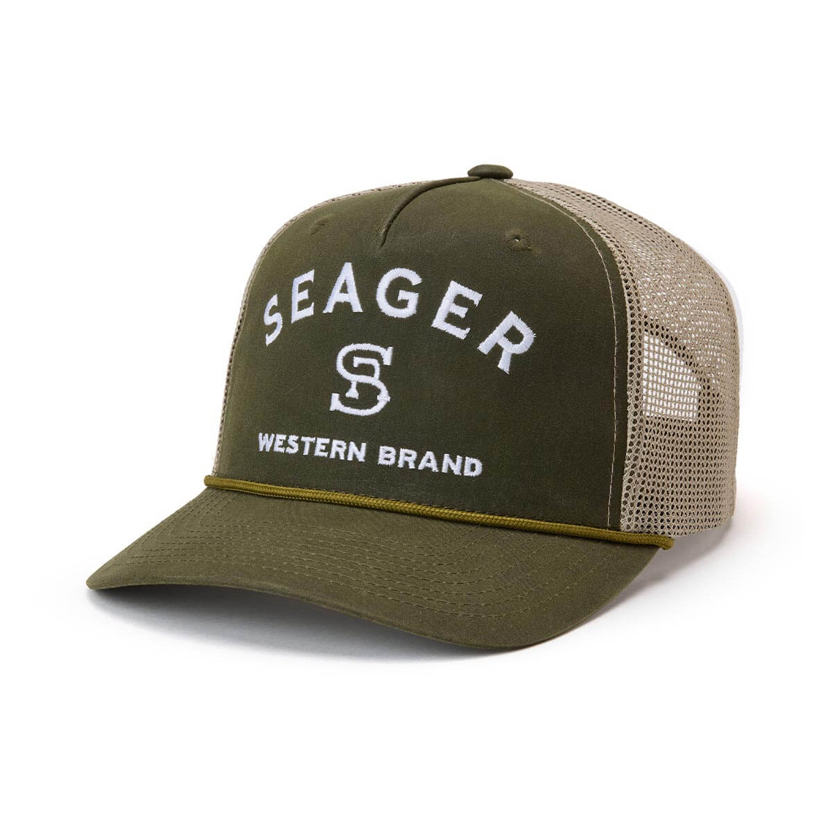 Seager Branded Trucker Snap GREEN