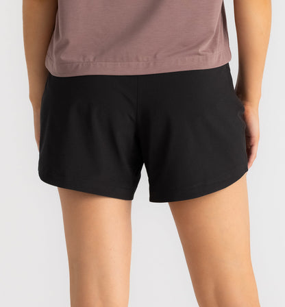 Free Fly W Bamboo Lined Active Breeze Short 3" BLACK