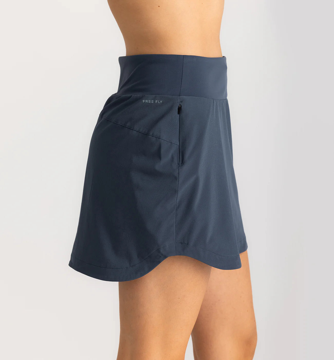 Free Fly W Lined Active Breeze Skort 15" BLUE DUSK