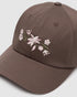 tentree Vine Floral Peak Hat ASHWOOD / WHITE OAK