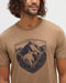 tentree M SS Have You Seen Him Tee HAZELNUT HEATHER GRAPHITE