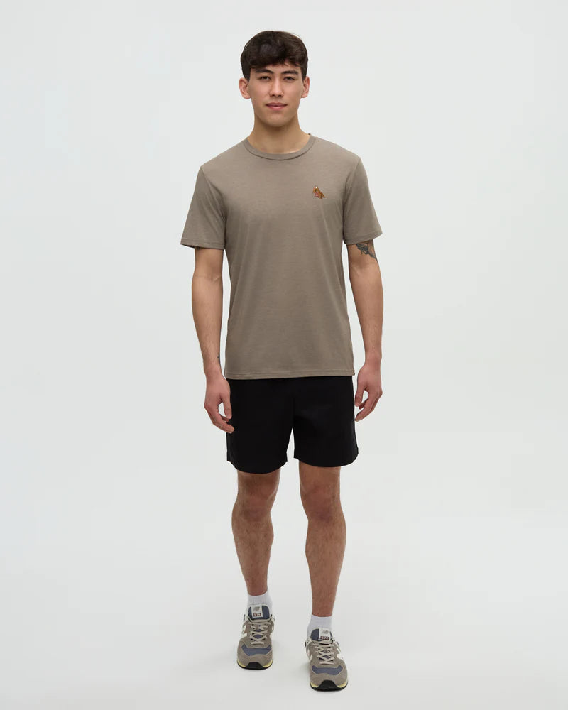 tentree M SS Sasquatch Adirondack Tee CLAY HEATHER