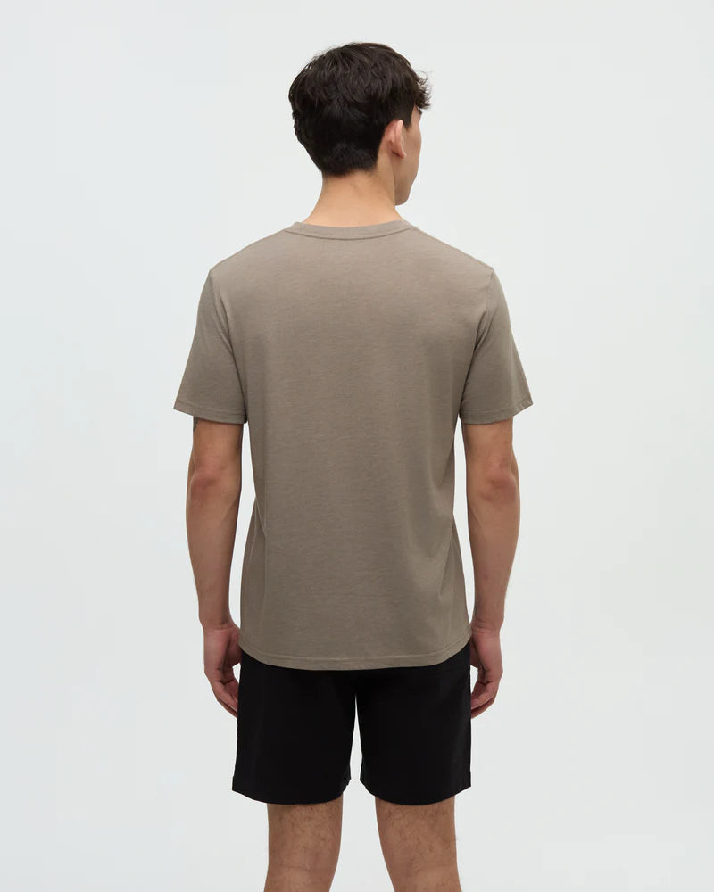 tentree M SS Sasquatch Adirondack Tee CLAY HEATHER