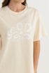 Rhythm W SS Sundance Oversize Tee CREAM