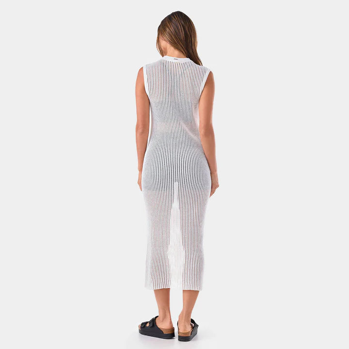 Tavi W Retreat Open Knit Dress COCONUT
