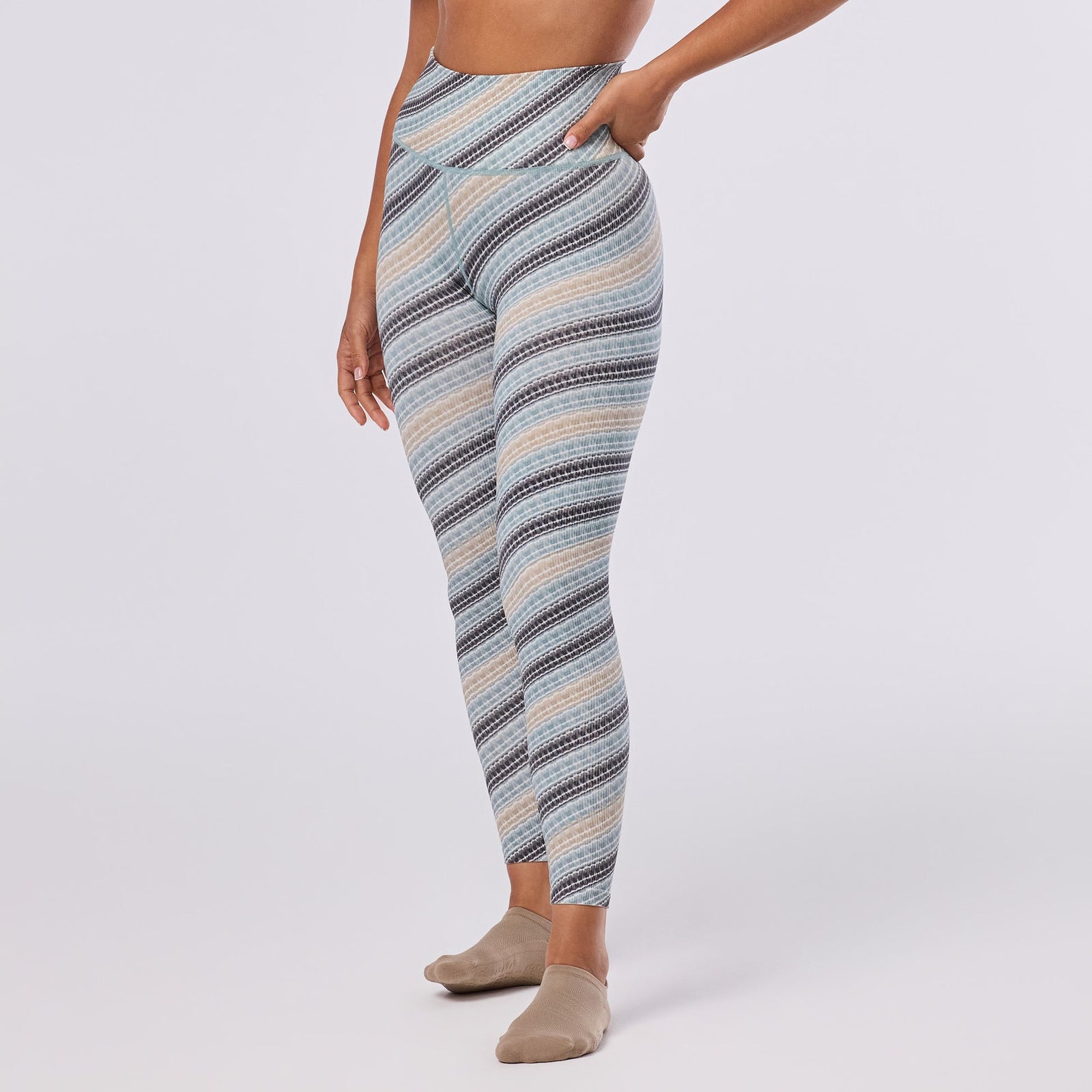 Tavi W Seamless 7/8 Rib Tight MIRAGE STRIPE