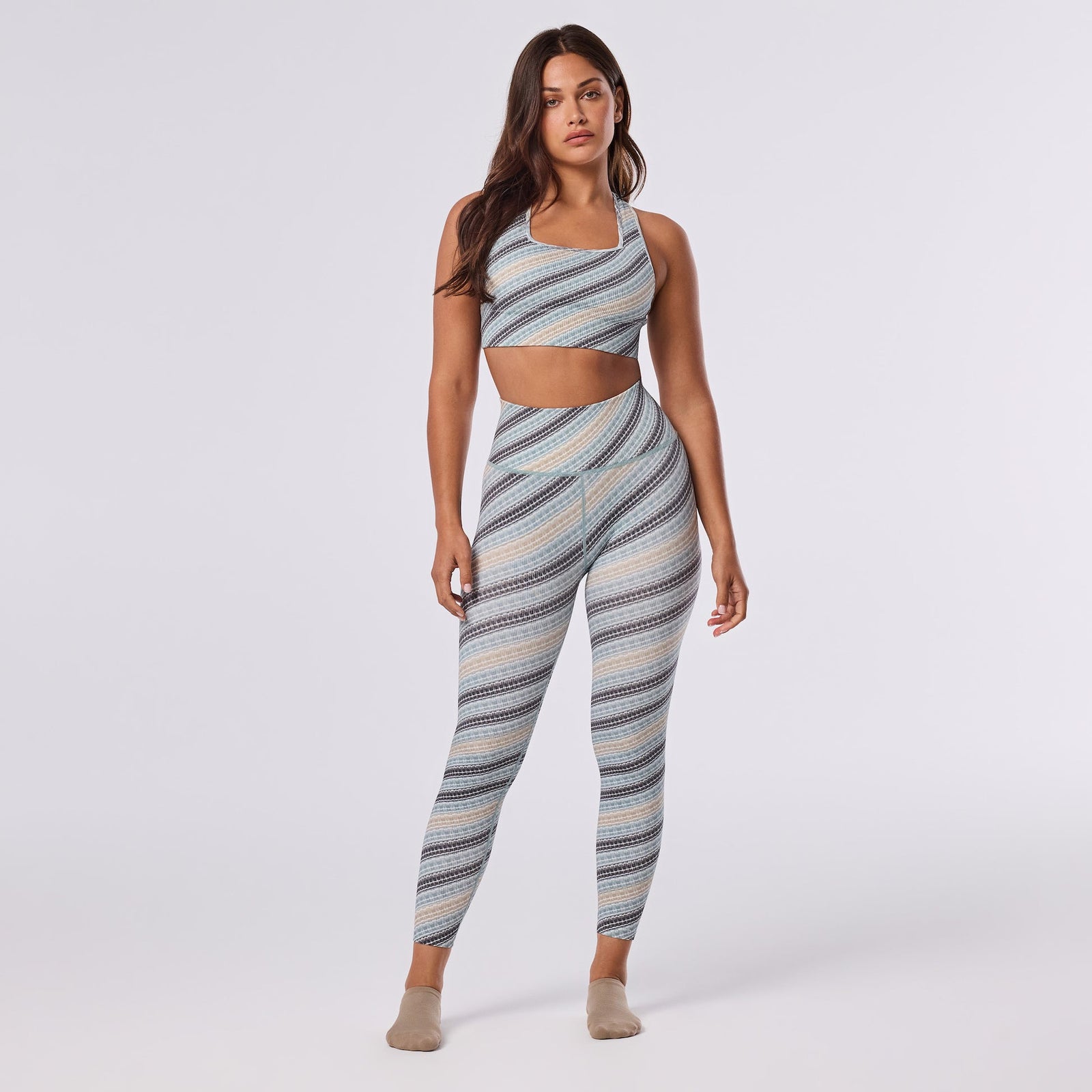 Tavi W Seamless 7/8 Rib Tight MIRAGE STRIPE