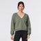 Tavi W Deep V-Neck Sweatshirt LEAF