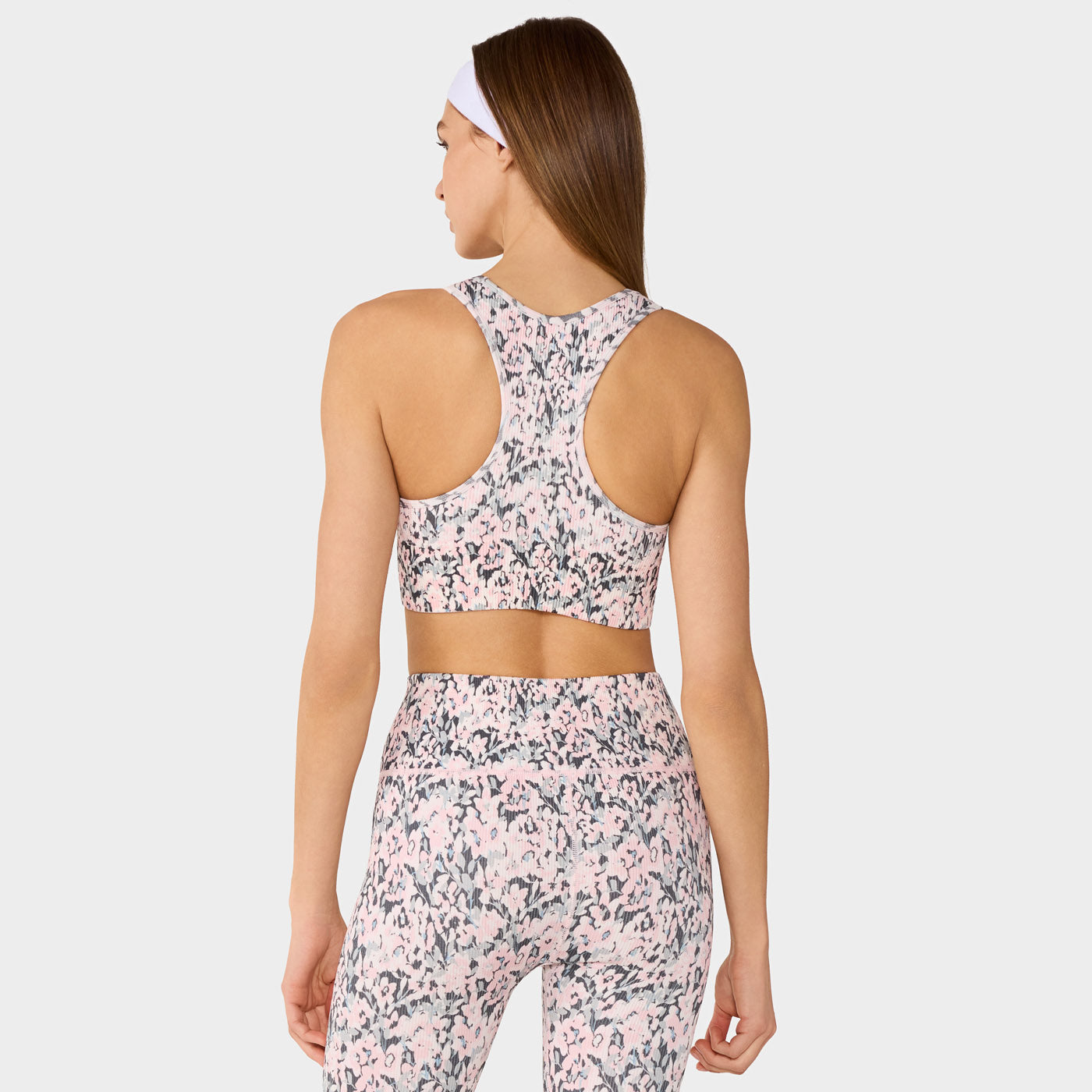 Tavi W Seamless Racerback Ribbed Bra ENSEMBLE FLORAL