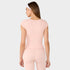 Tavi W Seamless Ruched Rib Tee BALLET PINK