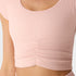 Tavi W Seamless Ruched Rib Tee BALLET PINK