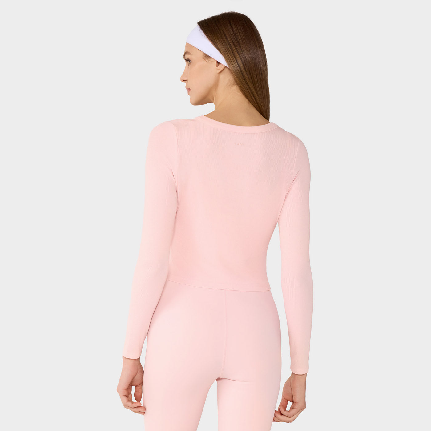 Tavi W Fitted Ribbed Cardigan BALLET PINK