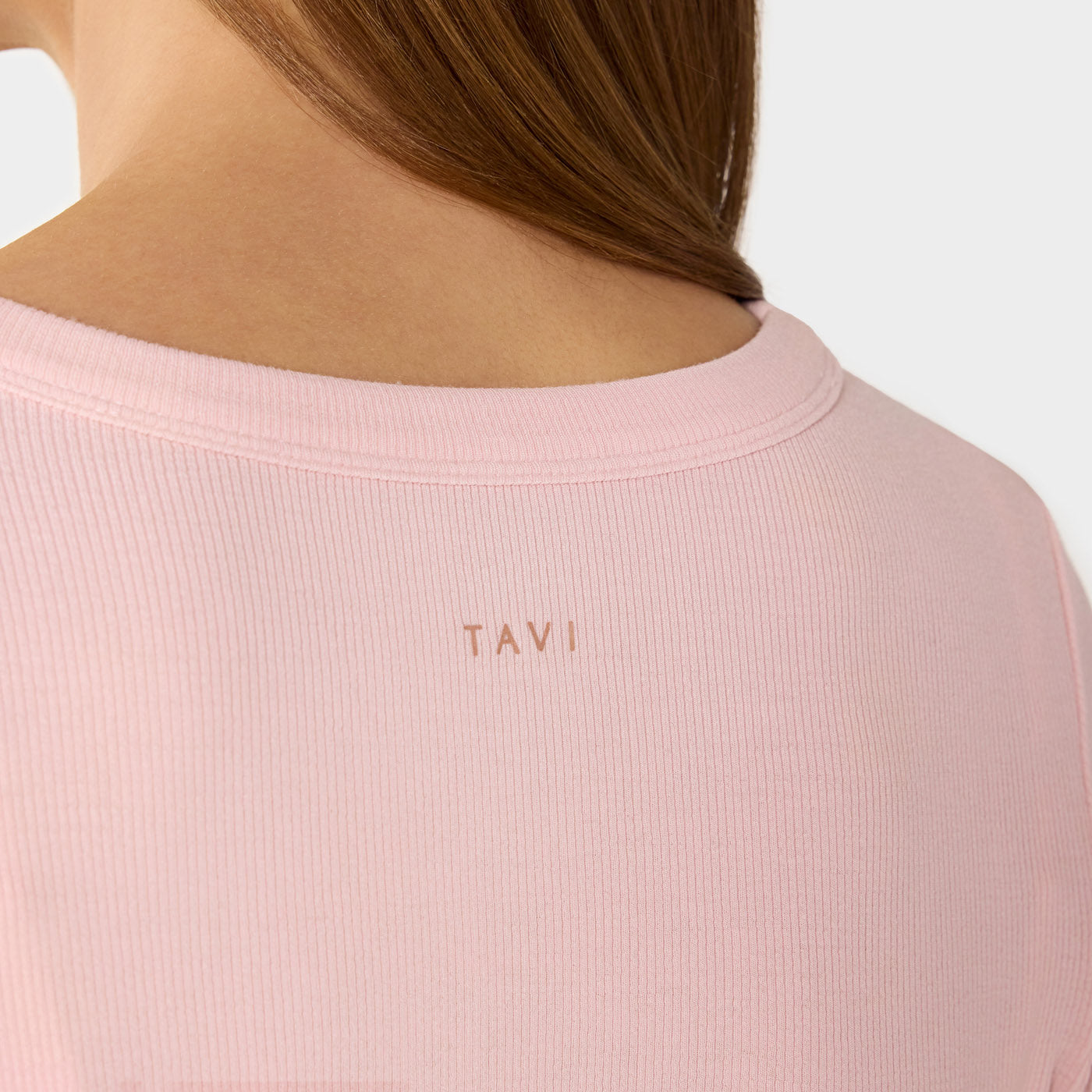 Tavi W Fitted Ribbed Cardigan BALLET PINK