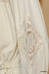 Umgee W Embroidered Lace Linen Shirt OATMEAL