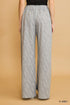 Umgee W Jacquard Baggy Sweatpants HEATHER GREY