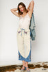Umgee W Embroidered Barrel Pant DENIM