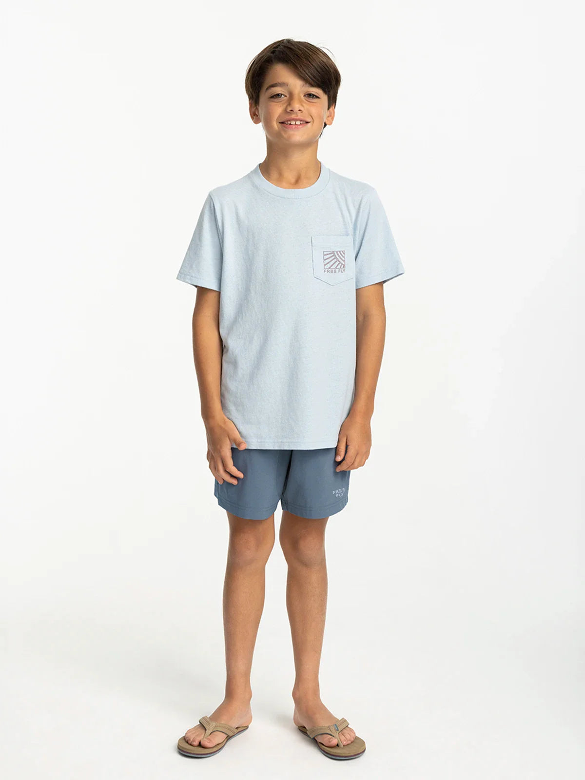 Free Fly Youth Breeze Short PACIFIC BLUE