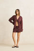 Rhythm W Polka Dot Beach Short CAFE