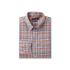 Southern Marsh M LS Franklin Plaid Performance Shirt WASHED SLATE / BURNT ORANGE