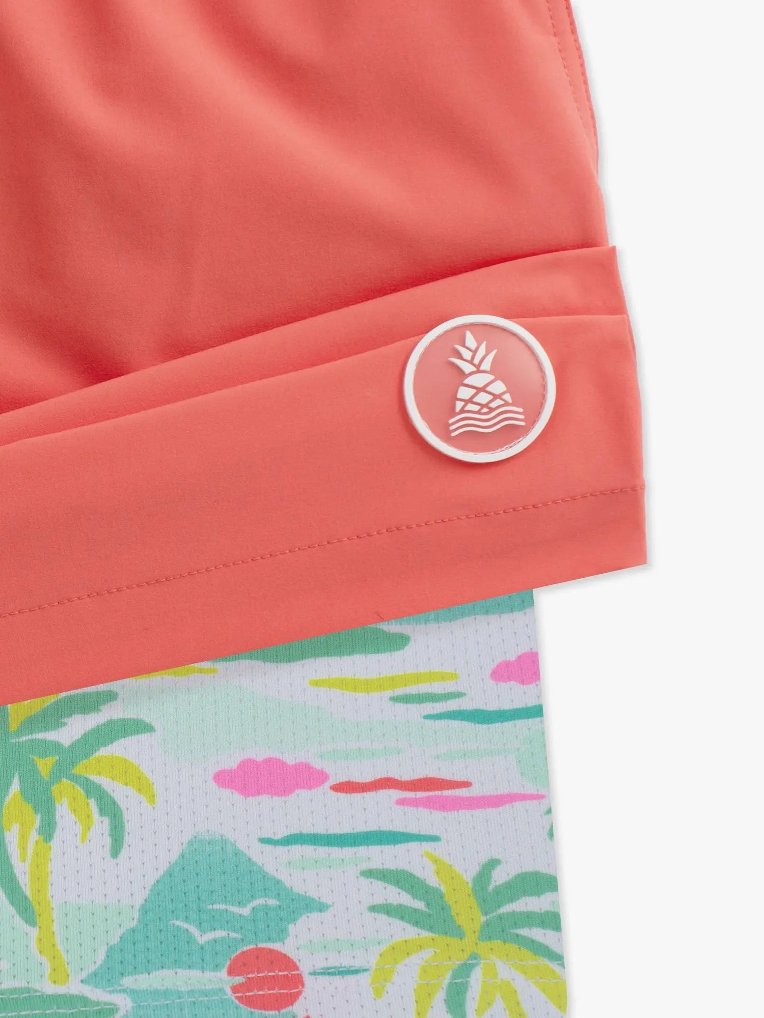 Chubbies M 5.5" Swim Trunks 2in1 Liner PEACH PERFECT