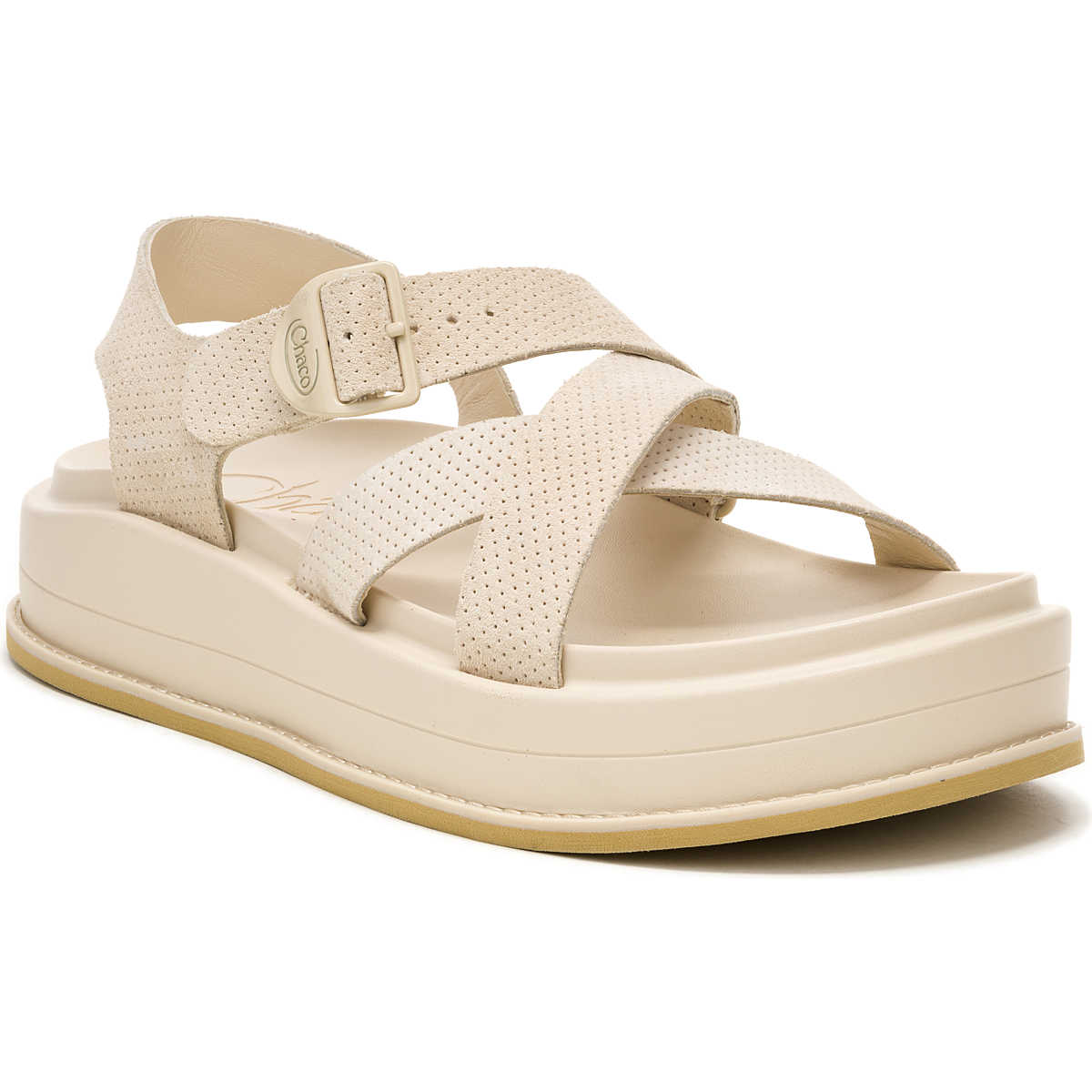 Chaco W Townes Midform Suede Sandal KHAKI