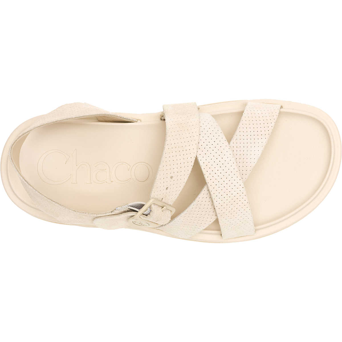 Chaco W Townes Midform Suede Sandal KHAKI