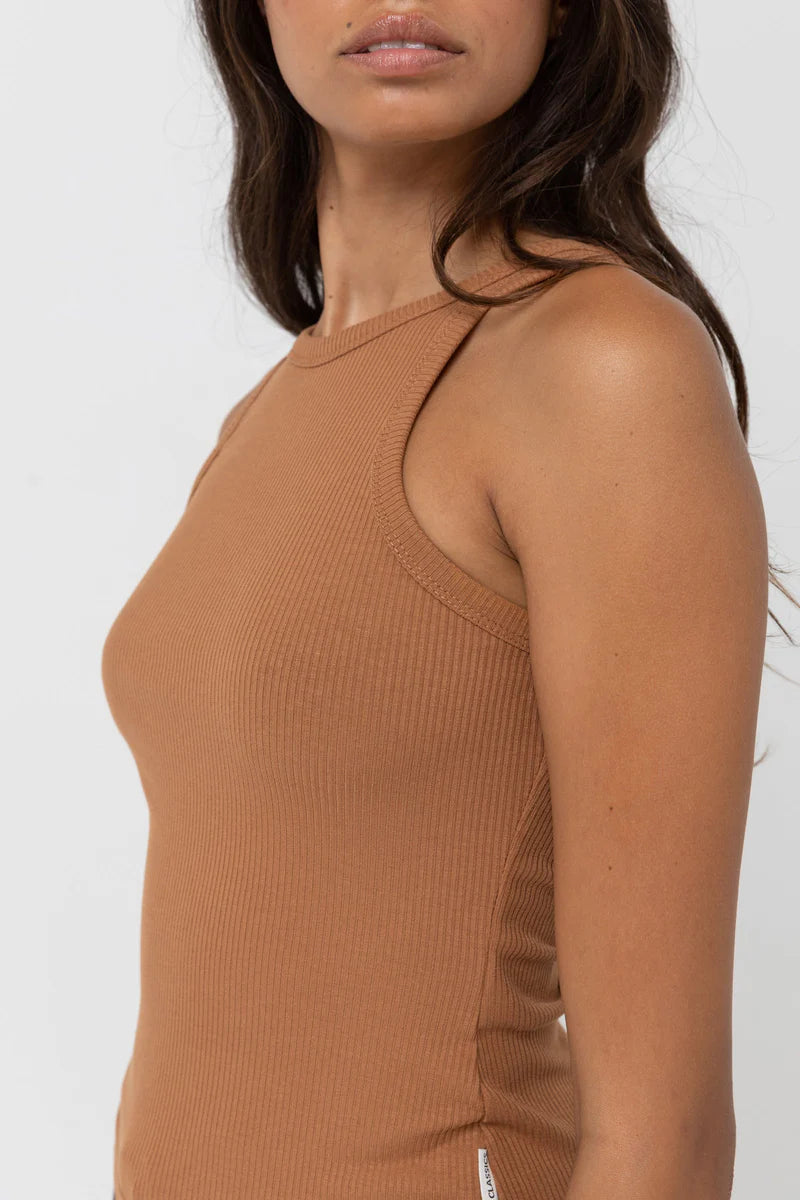 Rhythm W Classic Tank Top CARAMEL